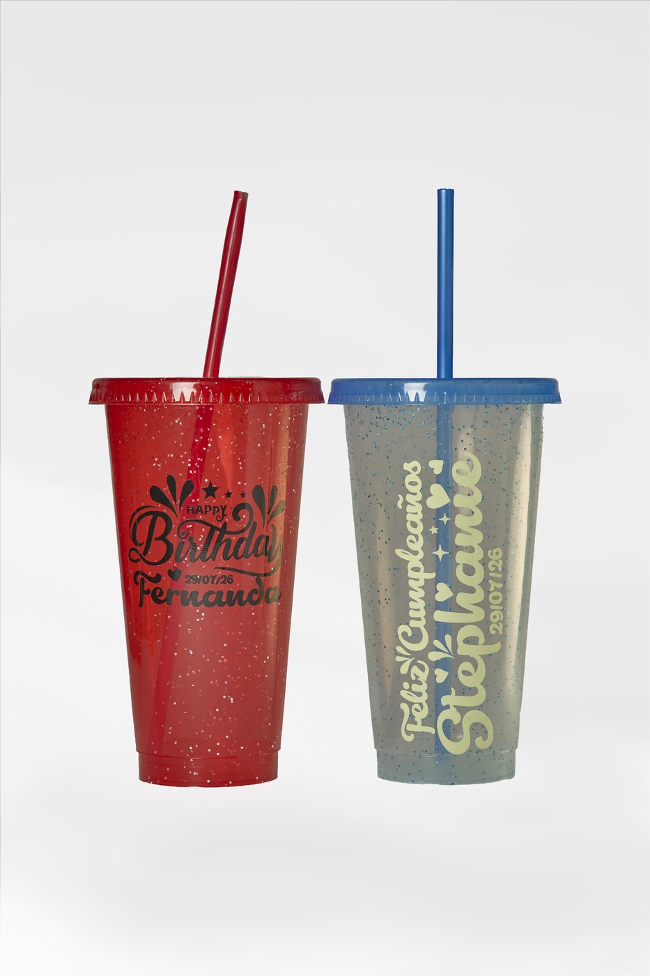 Vaso glitter fiesta