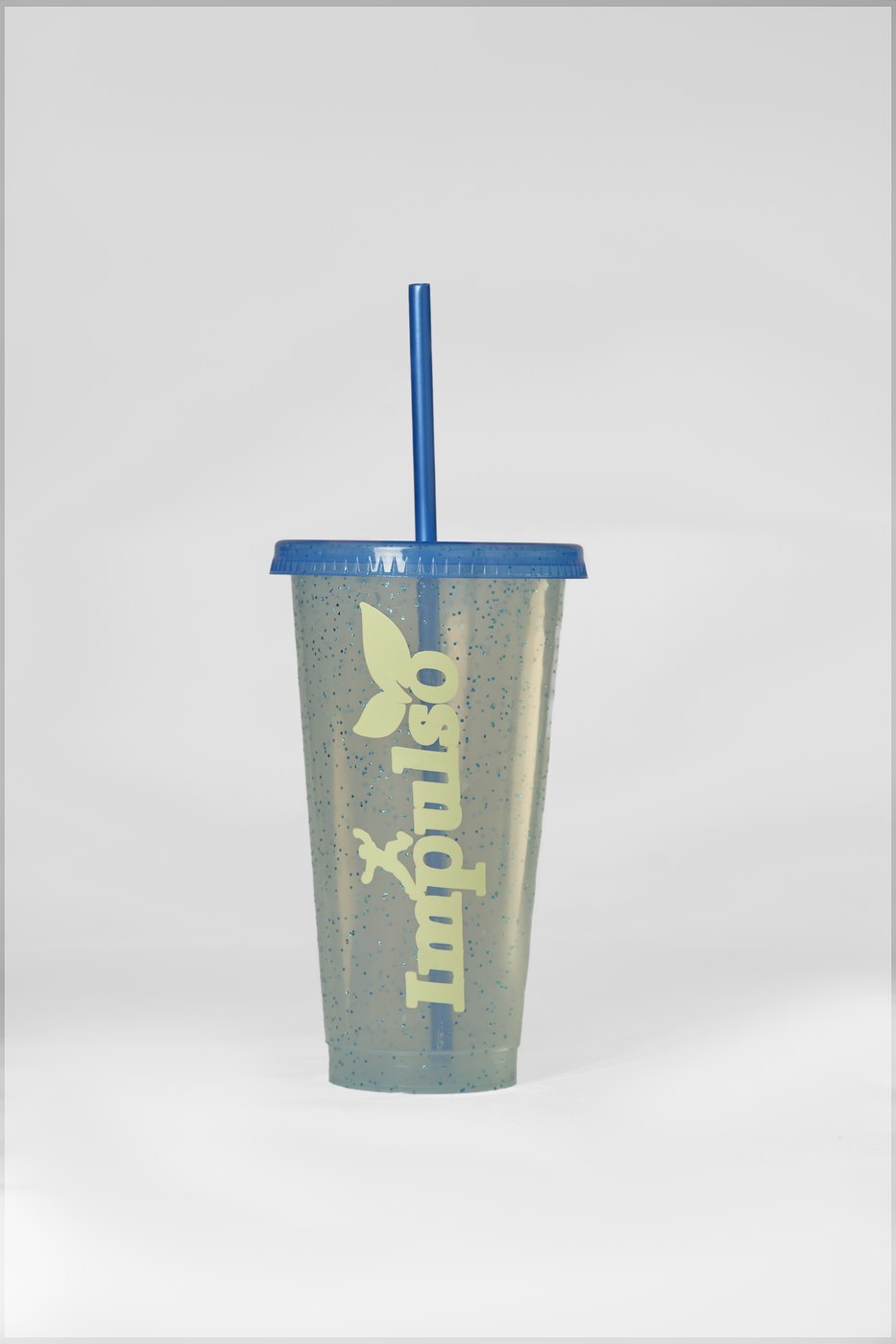 Vasos Glitter 709ml (con tapa y popote)