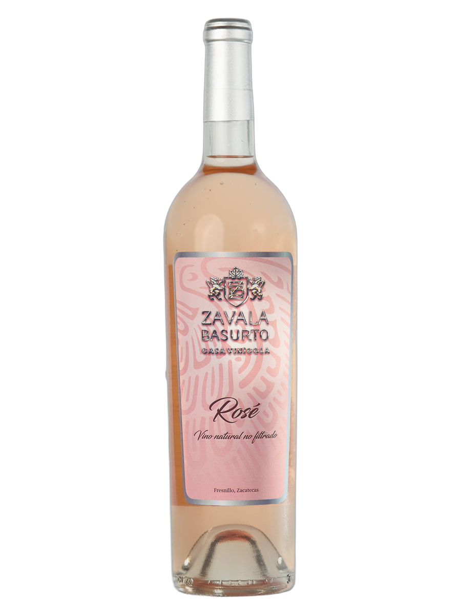 Etiqueta en botella de vino
