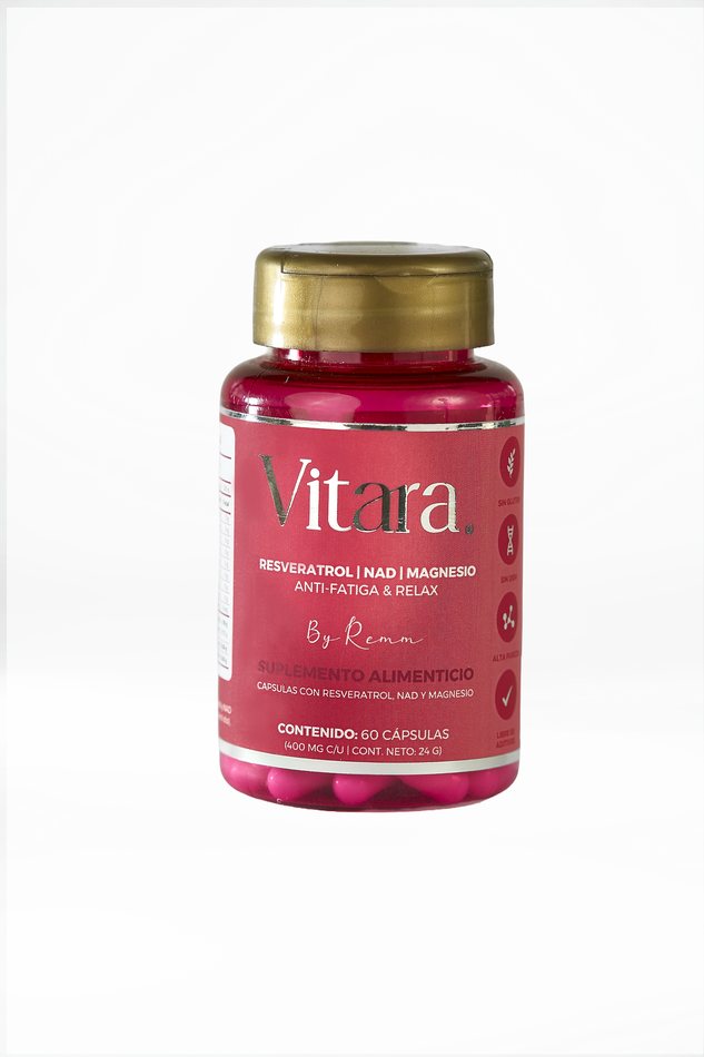 Suplementos y vitaminas con etiqueta