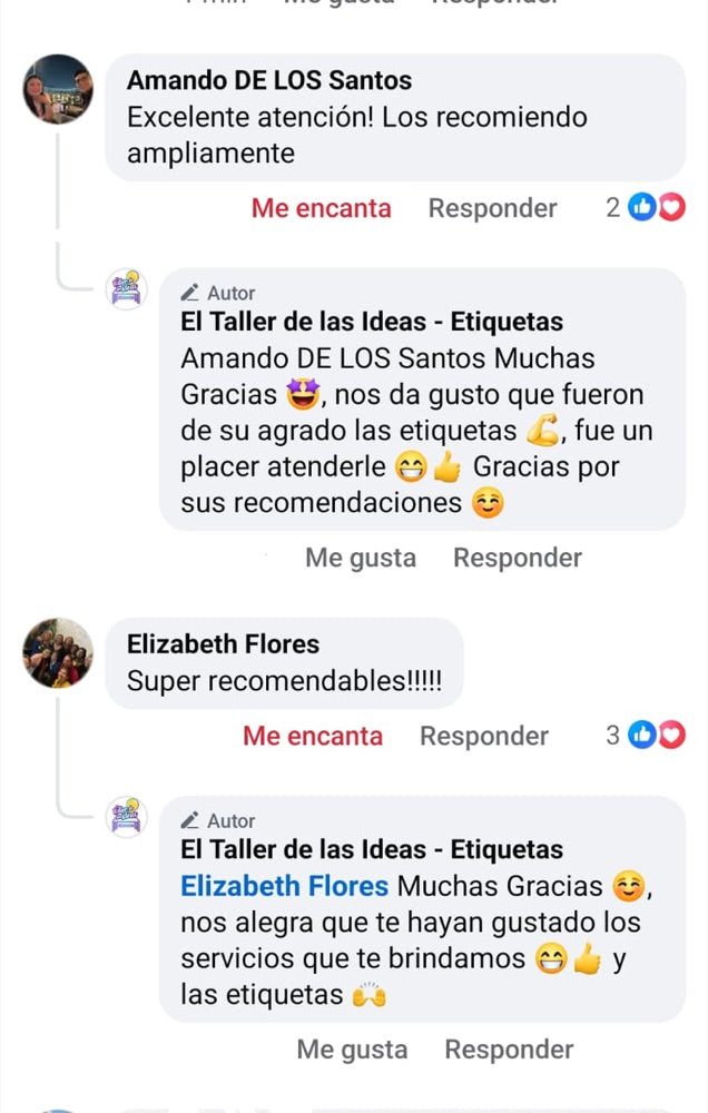Reseña real de cliente de El Taller de Ideas