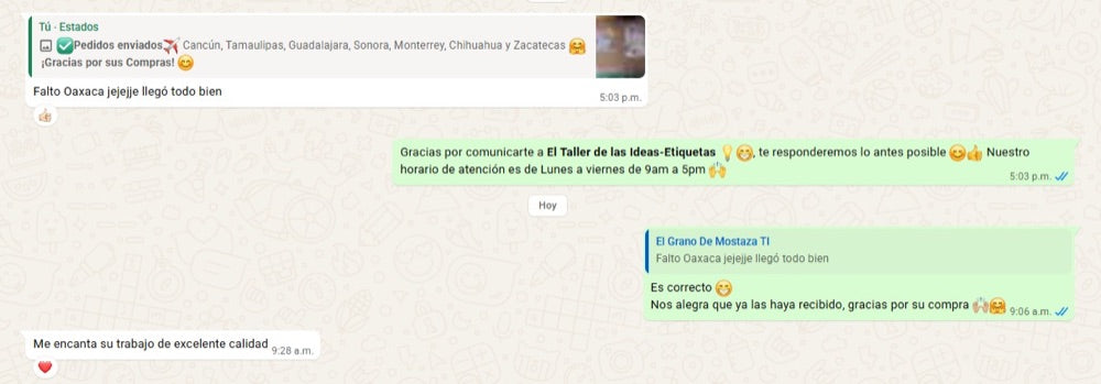 Reseña real de cliente de El Taller de Ideas