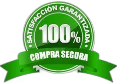 Sello 100% satisfacción garantizada · compra segura